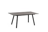 Natal Lounge Dining Table Trespa Forest Grey Charcoal 150x76x68 cm. ~