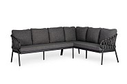 Natal Lounge Dining Set Right Charcoal 265x200x98 cm. ~