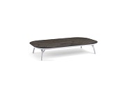 Nora Coffee Table Small Trespa Forest Grey Creme White ~