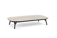 Nora Coffee Table Large Trespa Travertin Charcoal ~