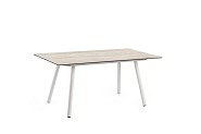 Natal Lounge Dining Table Trespa Travertin Creme White ~