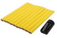 Talen Tools – Timmermanspotloden – Bouwpotloden – 10 stuks – Inclusief slijper ~