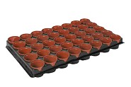 Zaai- stekpotjes rond 7 cm (40 stuks) ~
