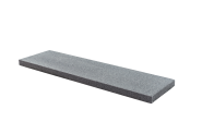 Donker grijs graniet G654 vijverrand gevlamd 100x35x4 cm. ~