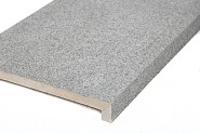 Pepper Dark zwembadboord 60x35x4-2 cm met rechte overhangende boord~