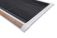RiZZ Outdoor Mat White - with Teak