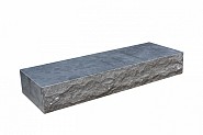 Traptrede Spotted Bluestone gezoet+facet 100x35x15 cm. zonder antislipstrook met breukruwe voorzijde