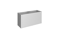 MoestuinBoxGr. 1,5x0,5 zilver-metallic ~