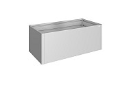 MoestuinBoxGr. 2x1 zilver-metallic ~
