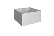 MoestuinBoxGr. 1,5x1,5 zilver-metallic ~