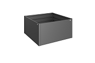 MoestuinBoxGr. 1,5x1,5 donkergrijs-metallic ~