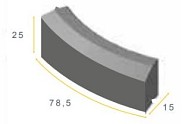 GELB 6/15x25x78,5 4u grijs vis ~