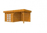 Blokhut Roek met luifel