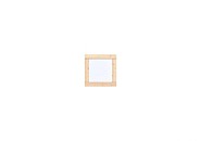 Vuren Vast raam Prestige 66x66 cm. onbehandeld. ~