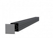 Aluminium paal 8,4x8,4x270 cm. antraciet.~