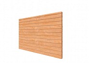 Douglas wandpakket t.b.v. dubbelzijdige wand Comfort/DHZ 371x224 cm. kleurloos geïmpregneerd. ~