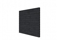 Douglas wandpakket t.b.v. dubbelzijdige wand Comfort/DHZ 246,5x224 cm. zwart geïmpregneerd. ~