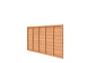 Douglas wandpakket t.b.v. enkelzijdige wand kapschuur Comfort 278,5x162 cm. kleurloos geïmpregneerd.