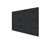 Douglas wandpakket t.b.v. dubbelzijdige wand Comfort/DHZ 371x224 cm. zwart geïmpregneerd. ~