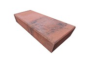 Traptrede strak roestbruin 100x40x16 cm. ~