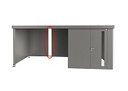 Lichtpaneel voor Zijdak voor berging Neo kwartsgrijs-metallic ~