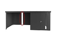 Lichtpaneel voor Zijdak voor berging Neo donkergrijs-metallic ~