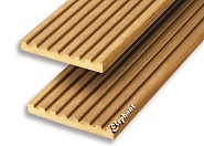 Garapa decking 19x145x2150mm groef/semi-ribbel ~