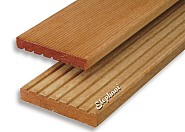 Kapur decking 28x145x3350 mm groef/glad~