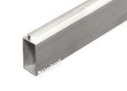 Aluminium antraciet gepoedercoat Onder- en bovenregel (set) tbv Mix&Match ~