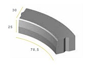 TROB 28/30x25x78,5 8i grijs vis ~