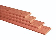 Douglas geschaafde plank 1,6x14x195 cm. onbehandeld. ~
