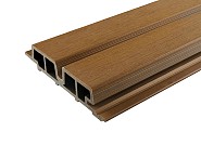 WPC WEO60 Gardenwall Teak 3,3x17 cm. E Klasse (wb 14 cm.)