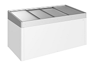 Serre MoestuinBox2x1 zilver-metallic ~