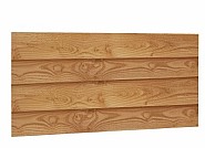 Douglas wandpakket t.b.v. dubbelzijdige wand kapschuur Comfort 371x162 cm. onbehandeld. ~