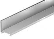 Slotline opzetstuk verzinkt staal H=65mm L=1m ~
