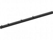 Hillfence metalen paal, inclusief aansluitingset en afdekkap, 6x4x160 cm, zwart ~