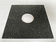 Vaste onderplaat RC 19 - 120x120x15 ~