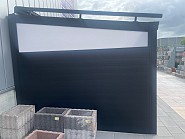 Verasol Zijwand Alu. rabatdelen 3000 mm incl. polycarbonaat spie Wit RAL 9010 / Antraciet / Brons structuurlak~