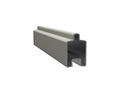 Dual Straight Stone Grey alu onderprofiel voor df1b150 200 cm. ~