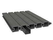 Dual Straight Rhombus Stone Grey 200x20x2,7 cm. ~