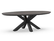 Omnigo Oblang Dining Table 220x130x75 cm Charcoal ~