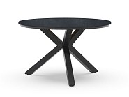 Orbital Dining Table Trespa Graphite Ø 120x75 cm. ~