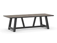 Ozon Dining Table Trespa Dark Basalt 250x100x75 cm. ~