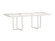 Nida Alu Dining Table Dekton Top Entzo 220x100 cm. ~