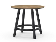 Bar Table Trespa Bergamo 105 cm  Charcoal ~
