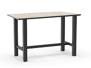 Bar Table Trespa Travertin 150x80x105 cm Charcoal ~