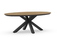 Oblong Dining Table Trespa Bergamo 200x110x75 cm Charcoal ~