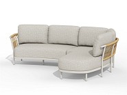 Fresca Lounge Set Organic Complete Left Creme White ~