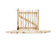 Kastanje poort Rustiek 120-120 cm. ~