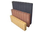 Quadroband mini palissade bruin 50x35x6 cm. ~